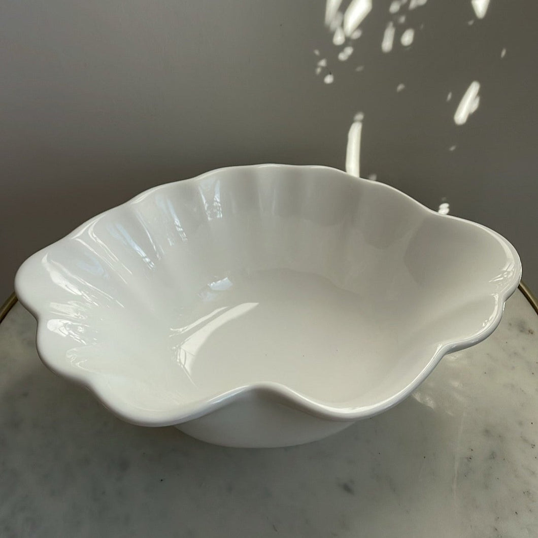 Saladier blanc écume