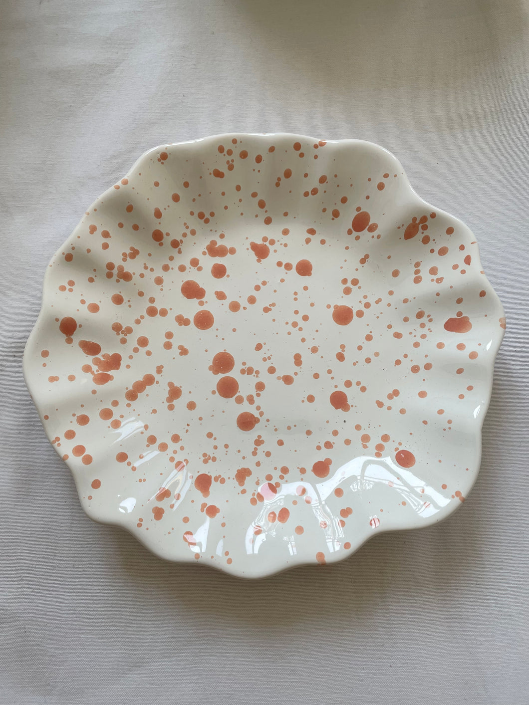 Souvenirs d'été éclats rose - assiette petit modèle